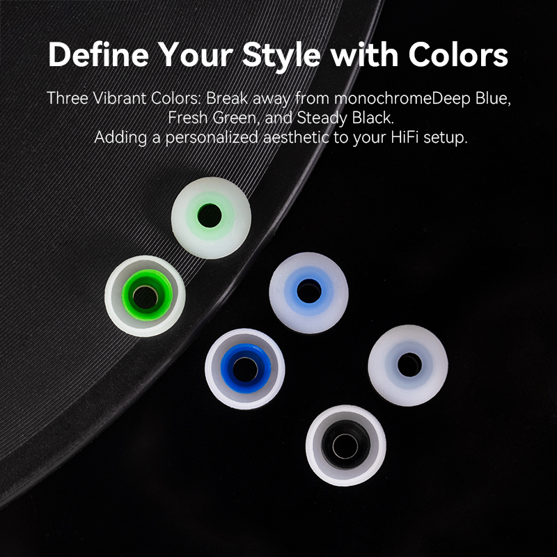 KBEAR 135 Silicone Eartips 3.9 - In Ear Monitor Iem recension och pris