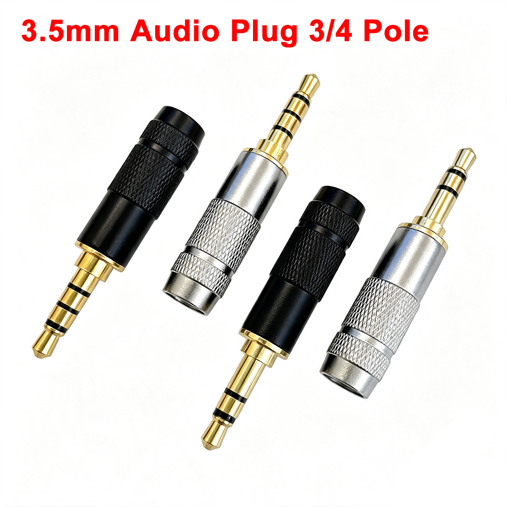1pcs Gold Plated 3.5mm Jack Au - Audiophile Headphone Wired recension och pris