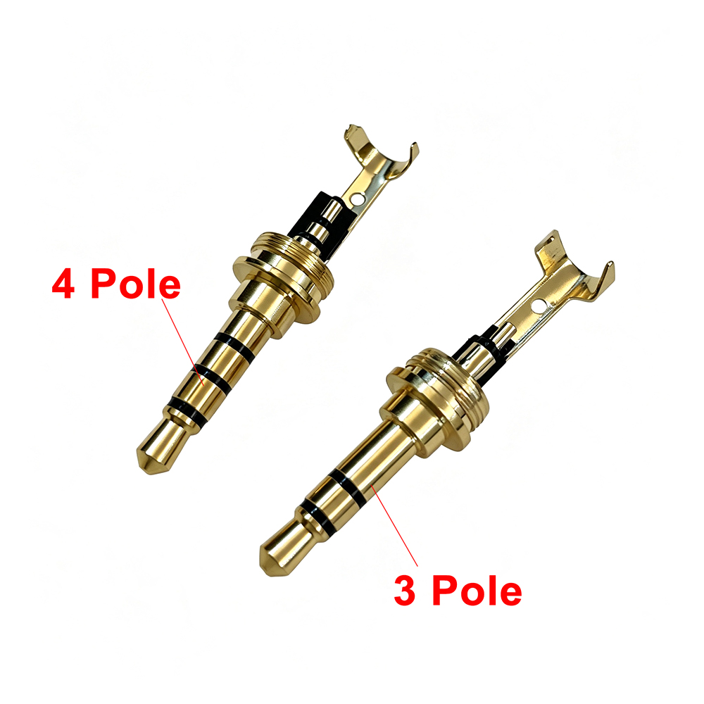 1pcs Gold Plated 3.5mm Jack Au - Audiophile Headphone Wired recension och pris
