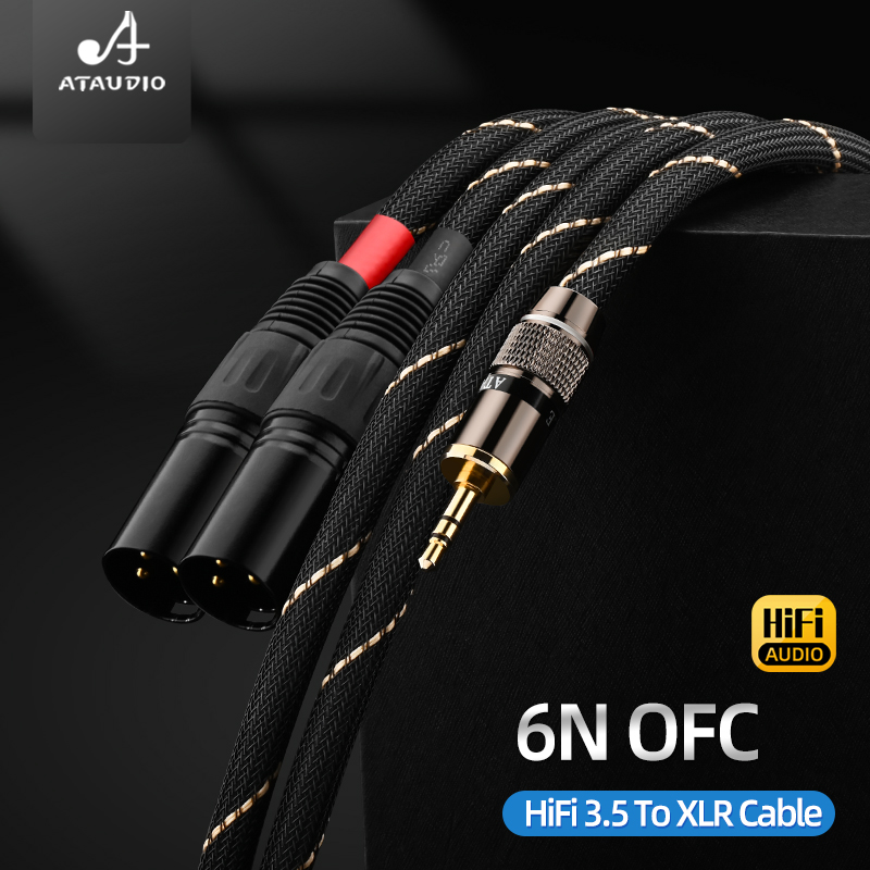High Quality HiFi 3.5mm to 2XL - Earphone Splitter Jack recension och pris