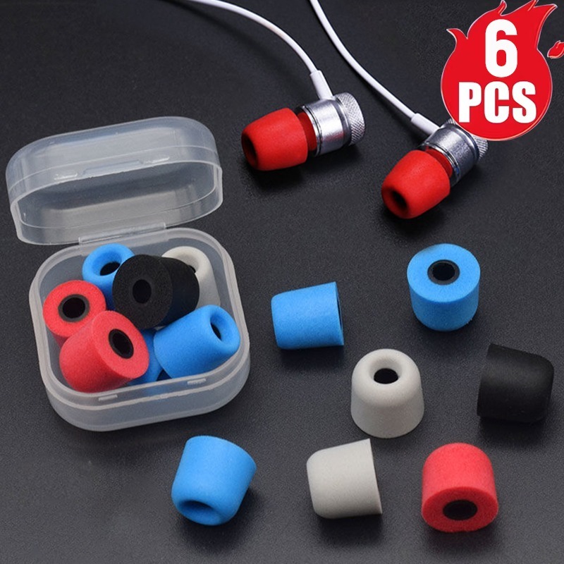 1-6Pair Soft Memory Foam Earbu - Earphone Foam Tip recension och pris