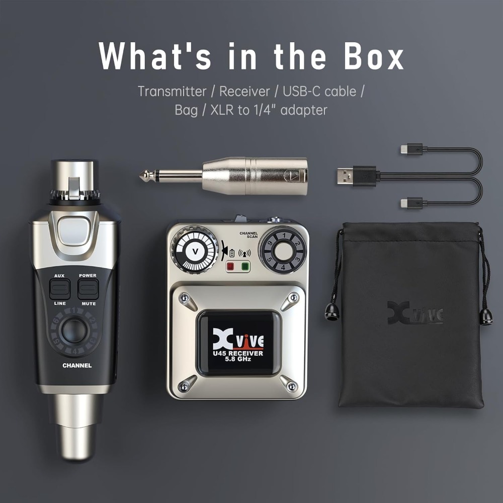Xvive U45 Wireless in Ear Moni - In Ear Monitor Iem recension och pris