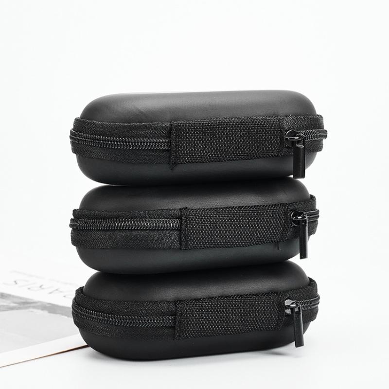 【F】Portable Hard Shell Earphon - Headphone Case Hard recension och pris