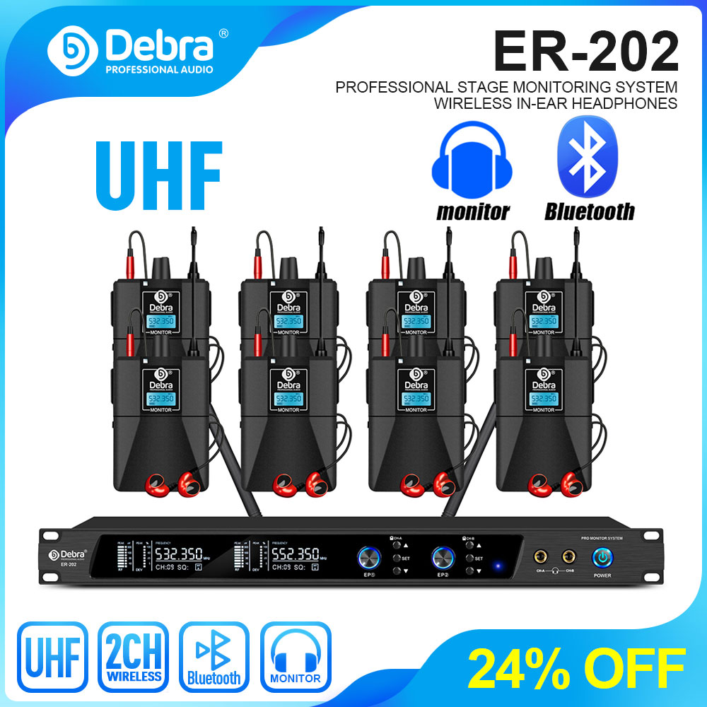 Debra UHF IEM ER-202 Wireless  - In Ear Monitor Iem recension och pris