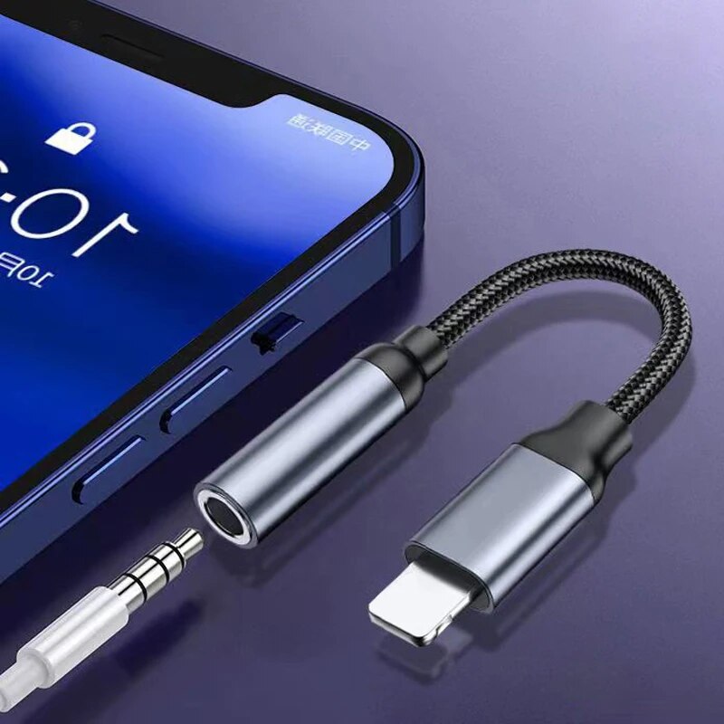 8 Pin to 3.5mm Jack AUX Cable  - Earphone Splitter Jack recension och pris