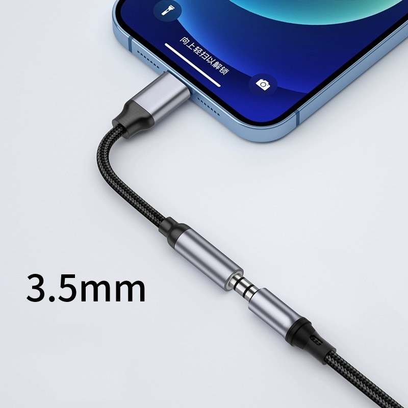 8 Pin to 3.5mm Jack AUX Cable  - Earphone Splitter Jack recension och pris