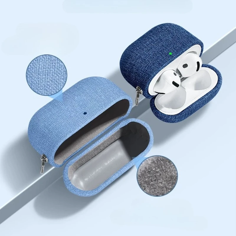 Solid Color Coarse Cloth Patte - Headphone Case Hard recension och pris