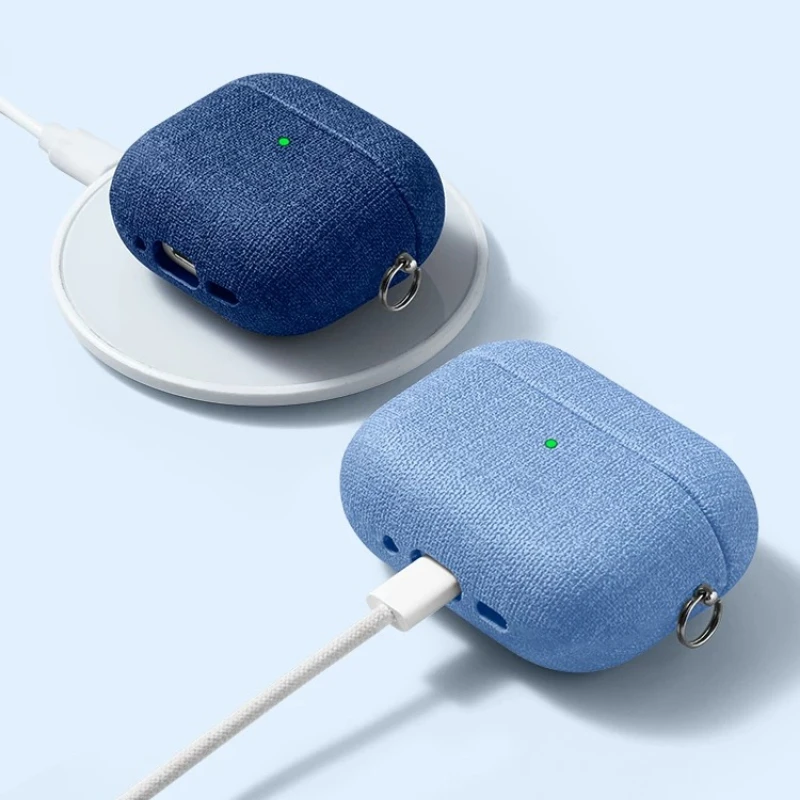 Solid Color Coarse Cloth Patte - Headphone Case Hard recension och pris