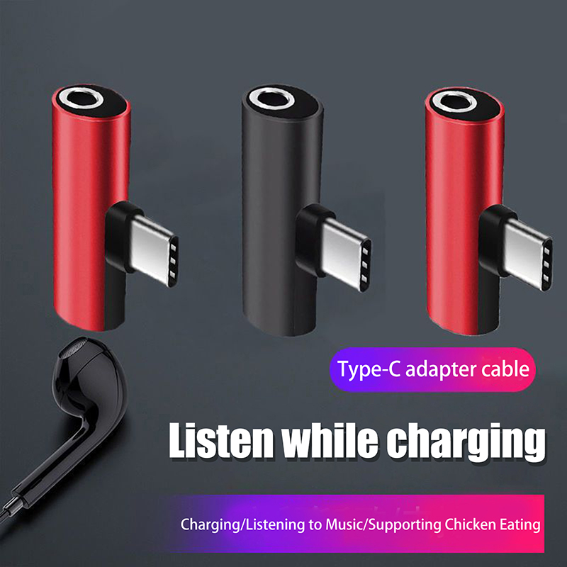 USB Type-C To 3.5 Mm Headphone - Earphone Splitter Jack recension och pris