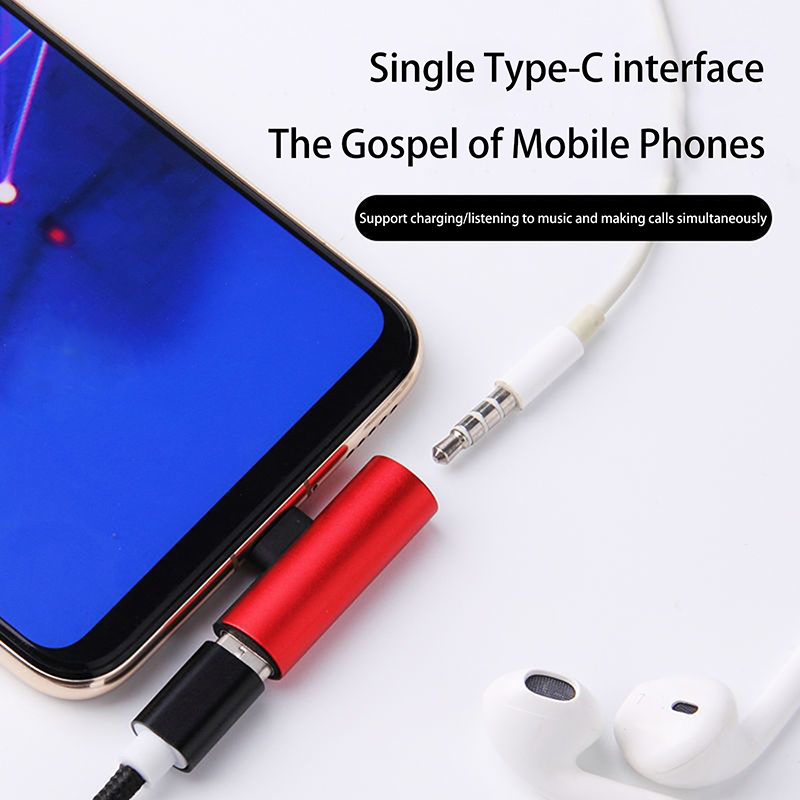 USB Type-C To 3.5 Mm Headphone - Earphone Splitter Jack recension och pris