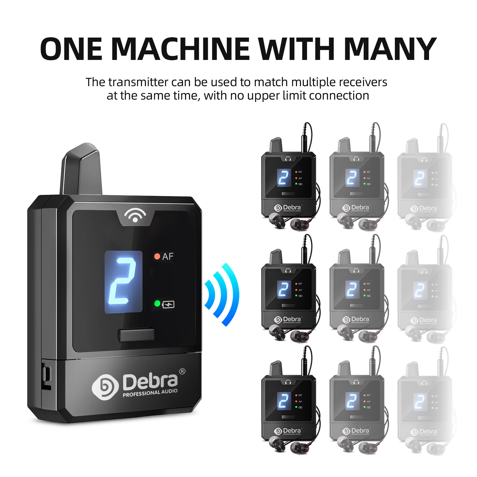 Debra UHF IEM Wireless In-Ear  - In Ear Monitor Iem recension och pris
