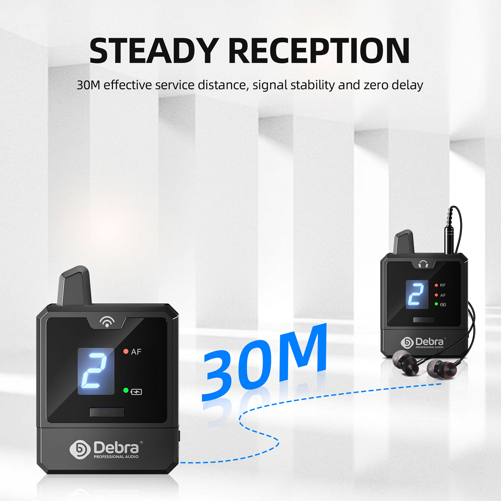 Debra UHF IEM Wireless In-Ear  - In Ear Monitor Iem recension och pris
