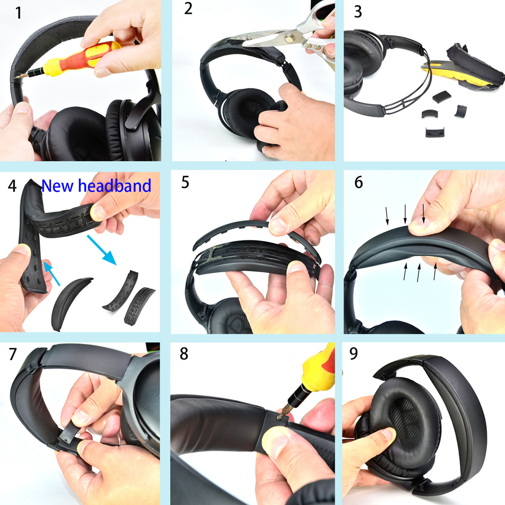 Removeable Headband For Bose Q - Bose Headphone Qc45 recension och pris