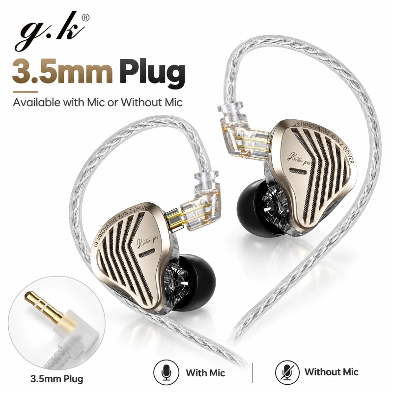GK KUNTEN PRO KUN 2 Driver HiF - Audiophile Headphone Wired recension och pris