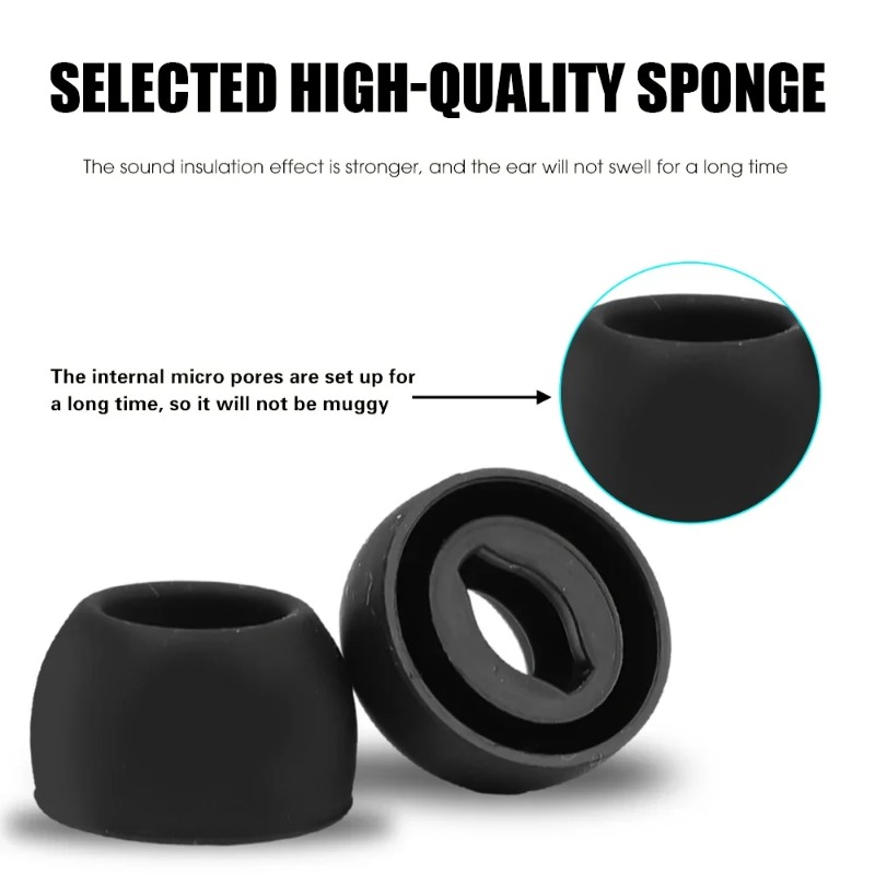 Silicone Ear Tips for Samsung  - Earphone Foam Tip recension och pris